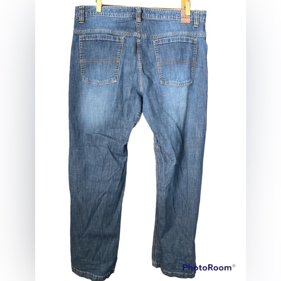 prAna mens Stretch Breathe Jeans - Men's 36W 34L EUC A409 - Picture 2 of 12